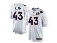 Youth Nike NFL Denver Broncos #43 T.J. Ward Super Bowl 50 Game White Jersey