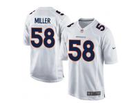 Youth Nike NFL Denver Broncos #58 Von Miller Game White Jersey