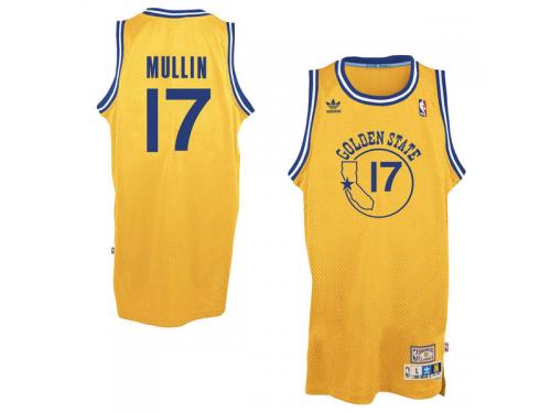 Chris Mullin Golden State Warriors adidas Hardwood Classics Swingman Jersey C Gold