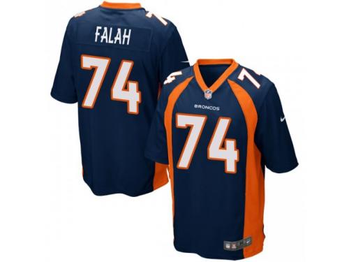 Game Youth Nico Falah Denver Broncos Nike Alternate Jersey - Navy Blue