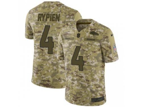 Limited Men's Brett Rypien Denver Broncos Nike 2018 Salute to Service Jersey - Camo
