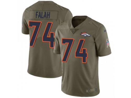 Limited Men's Nico Falah Denver Broncos Nike 2017 Salute to Service Jersey - Green