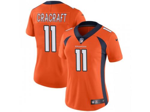 Limited Women's River Cracraft Denver Broncos Nike Team Color Vapor Untouchable Jersey - Orange