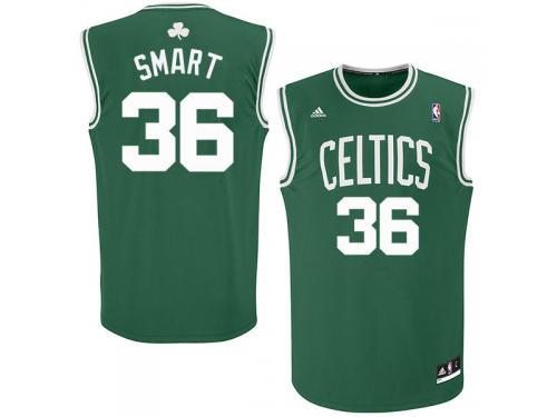 Marcus Smart Boston Celtics adidas Replica Road Jersey - Kelly Green