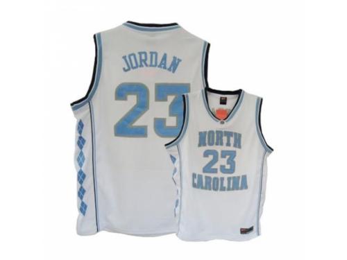 Men Nike North Carolina #23 Michael Jordan White Authentic NCAA Jersey Buy