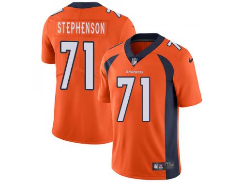 Men's Limited Donald Stephenson #71 Nike Orange Home Jersey - NFL Denver Broncos Vapor Untouchable