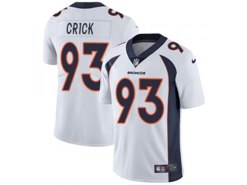 Youth Limited Jared Crick #93 Nike White Road Jersey - NFL Denver Broncos Vapor Untouchable
