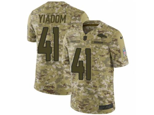 Youth Nike Denver Broncos #41 Isaac Yiadom Limited Camo 2018 Salute to Service NFL Jersey