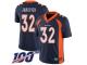 #32 Limited Andy Janovich Navy Blue Football Alternate Men's Jersey Denver Broncos Vapor Untouchable 100th Season