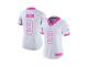 #9 Denver Broncos Riley Dixon Limited Jersey Nike White Pink Rush Fashion NFL Women's