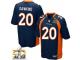 Game Brian Dawkins Men Jersey - Denver Broncos #20 Alternate Navy Blue Super Bowl 50 Bound Nike NFL