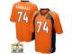 Game Ty Sambrailo Youth Jersey Denver Broncos 74 Alternate Orange Super Bowl 50 Bound Nike NFL