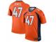 Legend Vapor Untouchable Men's Josey Jewell Denver Broncos Nike Jersey - Orange