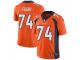 Limited Men's Nico Falah Denver Broncos Nike Team Color Vapor Untouchable Jersey - Orange