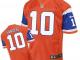 Men Nike Denver Broncos #10 Emmanuel Sanders Game Orange Jersey