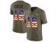 Men Nike Denver Broncos #16 Bennie Fowler Limited Olive/USA Flag 2017 Salute to Service NFL Jersey