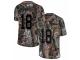 Men Nike Denver Broncos #18 Peyton Manning Limited Camo Rush Realtree NFL Jersey