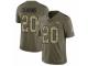 Men Nike Denver Broncos #20 Brian Dawkins Limited Olive/Camo 2017 Salute to Service NFL Jersey