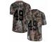 Men Nike Denver Broncos #49 Dennis Smith Limited Camo Rush Realtree NFL Jersey