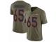 Men Nike Denver Broncos #65 Gary Zimmerman Limited Olive 2017 Salute to Service NFL Jersey