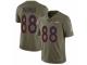 Men Nike Denver Broncos #88 Demaryius Thomas Limited Olive 2017 Salute to Service NFL Jersey