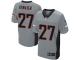 Men Nike NFL Denver Broncos #27 Steve Atwater Grey Shadow Limited Jersey