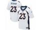 Men's Nike Denver Broncos #23 Devontae Booker Elite White NFL Jersey