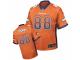 Men's Nike Denver Broncos #88 Demaryius Thomas Limited Orange Drift Fashion NFL Jersey