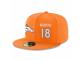 NFL Denver Broncos #18 Peyton Manning Snapback Adjustable Player Hat - Orange White