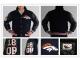 NFL Mitchell And Ness Denver Broncos #18 Peyton Manning Men Black Jacket