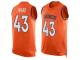 Nike Broncos #43 T.J. Ward Orange Team Color Men Stitched NFL Tank Top