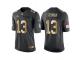 Nike Denver Broncos #13 Trevor Siemian Anthracite 2016 Christmas Gold Men's NFL Limited Salute to Service Jersey