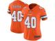 Nike Keishawn Bierria Denver Broncos Women's Limited Orange Color Rush Vapor Untouchable Jersey