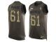 Nike Matt Paradis Green Men's Jersey - NFL Denver Broncos #61 Salute to Service Tank Top