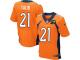 Super Bowl 50 Men Nike NFL Denver Broncos #21 Aqib Talib Authentic Elite Home Orange Jersey