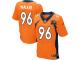 Super Bowl 50 Men Nike NFL Denver Broncos #96 Vance Walker Authentic Elite Home Orange Jersey