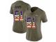 Women Nike Denver Broncos #51 Todd Davis Limited Olive/USA Flag 2017 Salute to Service NFL Jersey