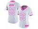 Women Nike Denver Broncos #83 A.J. Derby Limited White-Pink Rush Fashion NFL Jersey