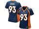 Women's Game Jared Crick Navy Blue Jersey Alternate #93 NFL Denver Broncos Nike