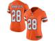 Women's Limited Jamaal Charles #28 Nike Orange Jersey - NFL Denver Broncos Rush