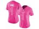 Youth Girl Nike Denver Broncos #1 Marquette King Limited Pink Rush Fashion NFL Jersey