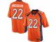 Youth Nike Denver Broncos #22 C.J. Anderson Orange Team Color NFL Jersey