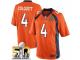 Youth Nike Denver Broncos #4 Britton Colquitt Limited Orange Team Color Super Bowl L NFL Jersey