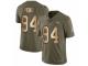 Youth Nike Denver Broncos #94 Domata Peko Limited Olive/Gold 2017 Salute to Service NFL Jersey